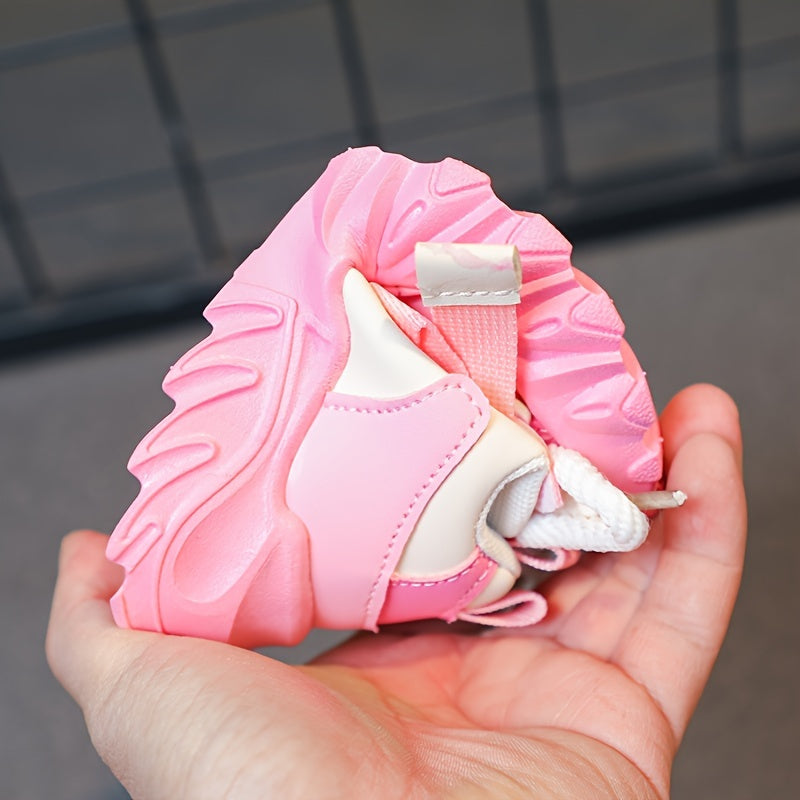 Casual Cute Low Top Platform Sneakers For Girls, Wear-resistant Non-slip Sneakers For All Seasons