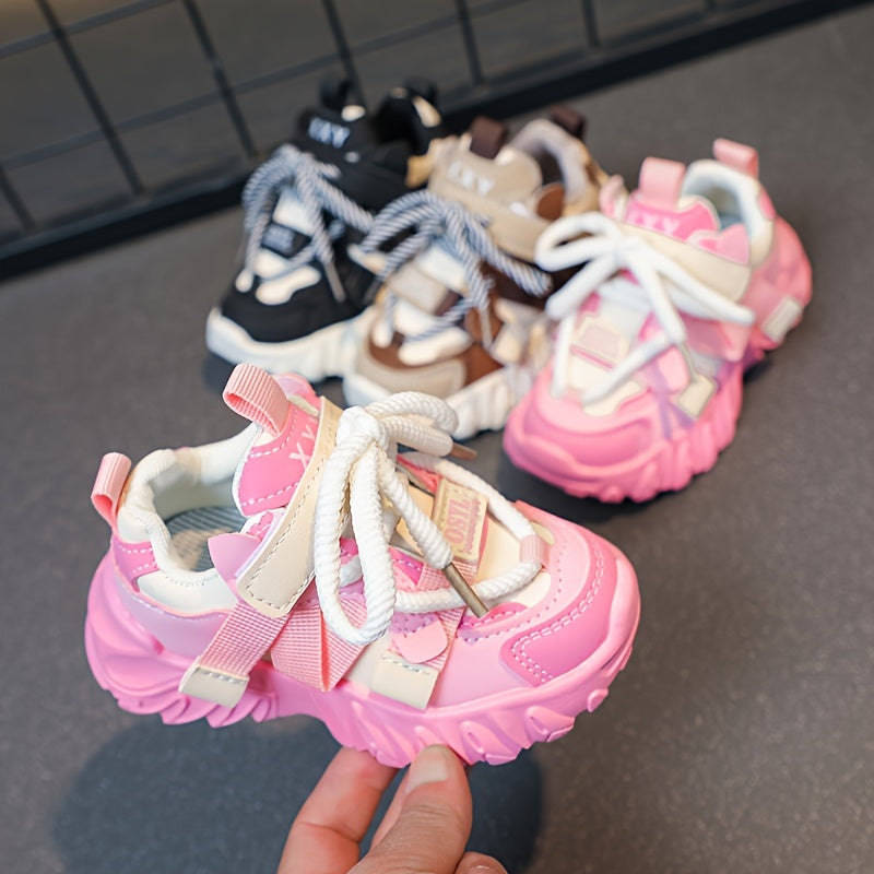 Casual Cute Low Top Platform Sneakers For Girls, Wear-resistant Non-slip Sneakers For All Seasons