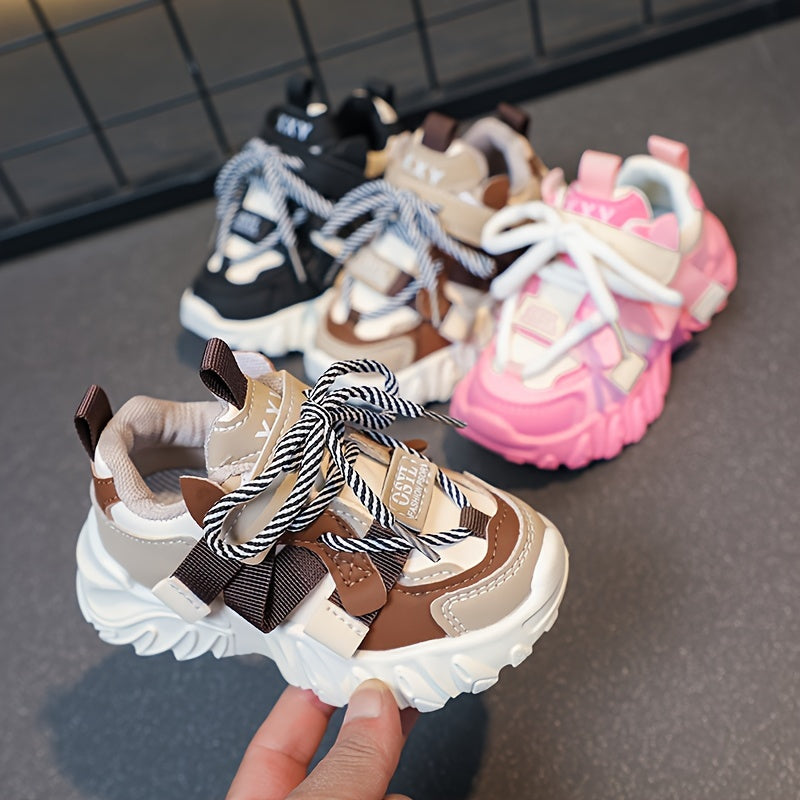 Casual Cute Low Top Platform Sneakers For Girls, Wear-resistant Non-slip Sneakers For All Seasons