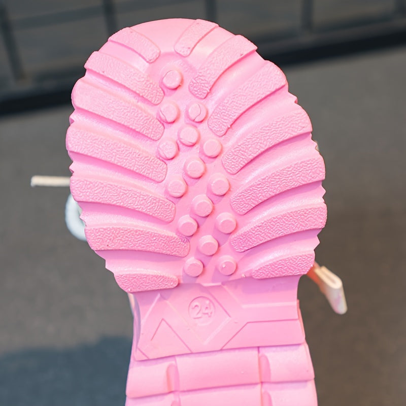 Casual Cute Low Top Platform Sneakers For Girls, Wear-resistant Non-slip Sneakers For All Seasons