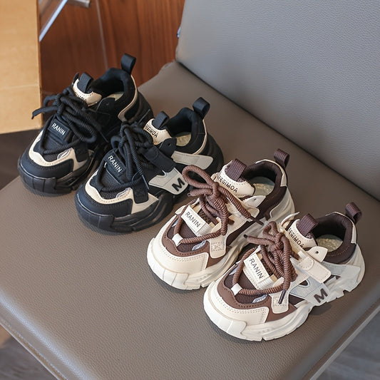 1 Pair Boys and Girls Colorblock, Fashion Casual Outdoor Youngsters Sports Shoes
