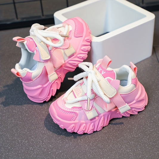 Casual Cute Low Top Platform Sneakers For Girls, Wear-resistant Non-slip Sneakers For All Seasons
